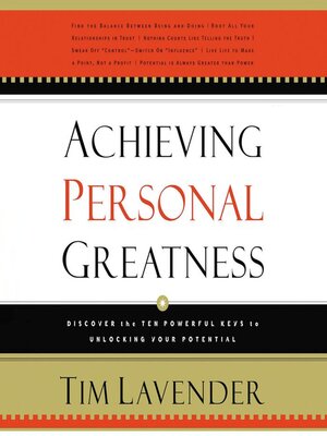 cover image of Achieving Personal Greatness